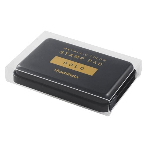 Shachihata Metallic Color Stamp Pad | Gold - Simple Paper