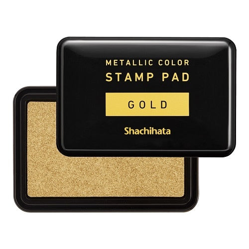 Shachihata Metallic Color Stamp Pad | Gold - Simple Paper