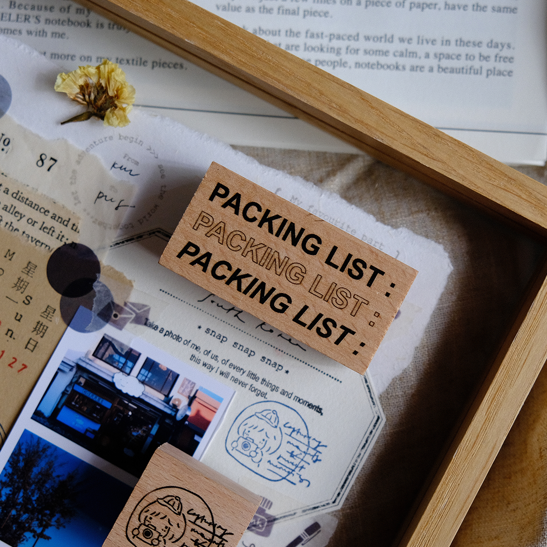 Eileen Tai Rubber Stamps | Travel Series - Simple Paper