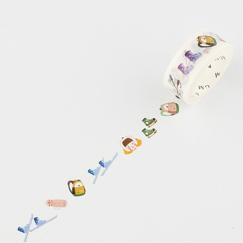 BGM Washi Tape | Winter Sports Day - Simple Paper