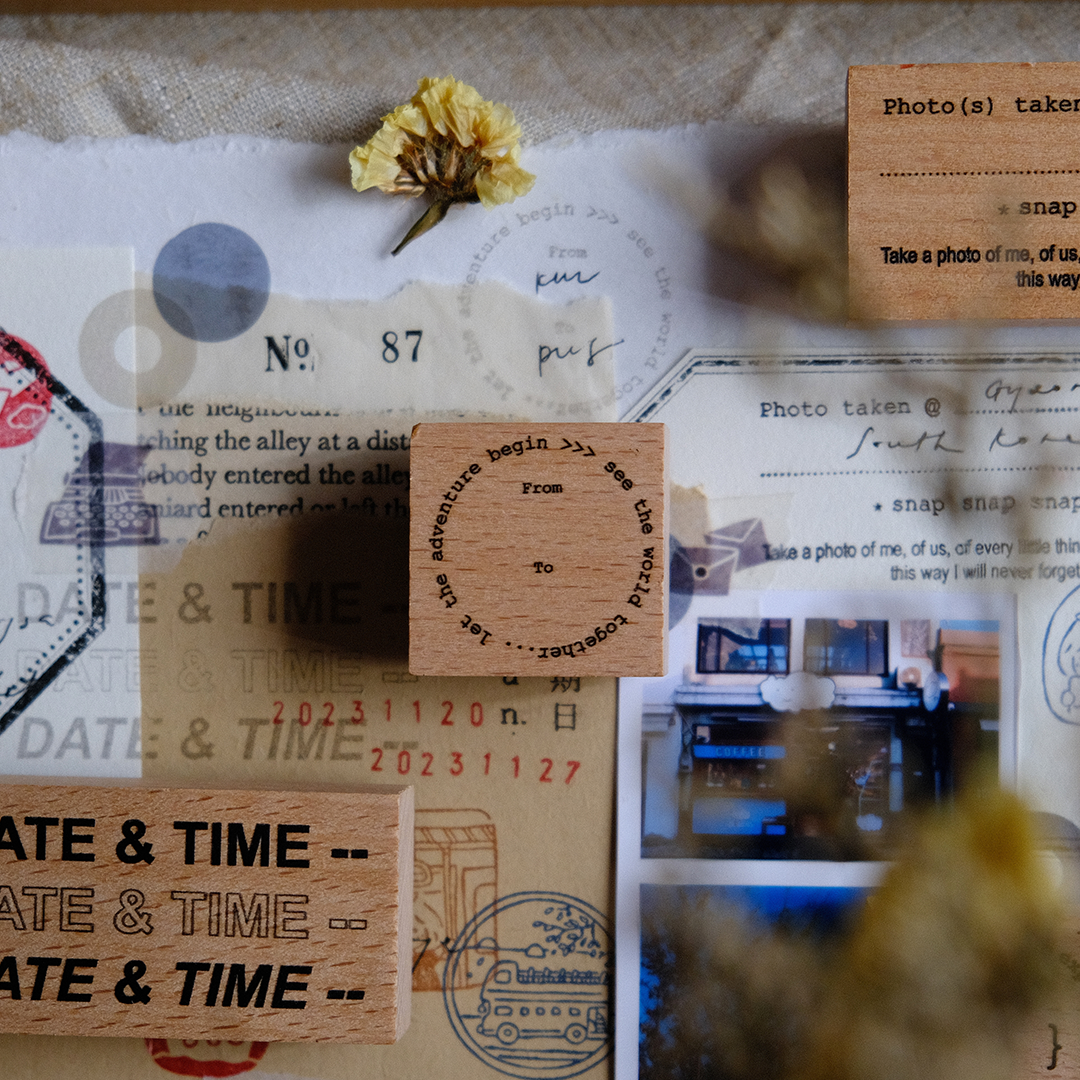 Eileen Tai Rubber Stamps | Travel Series - Simple Paper