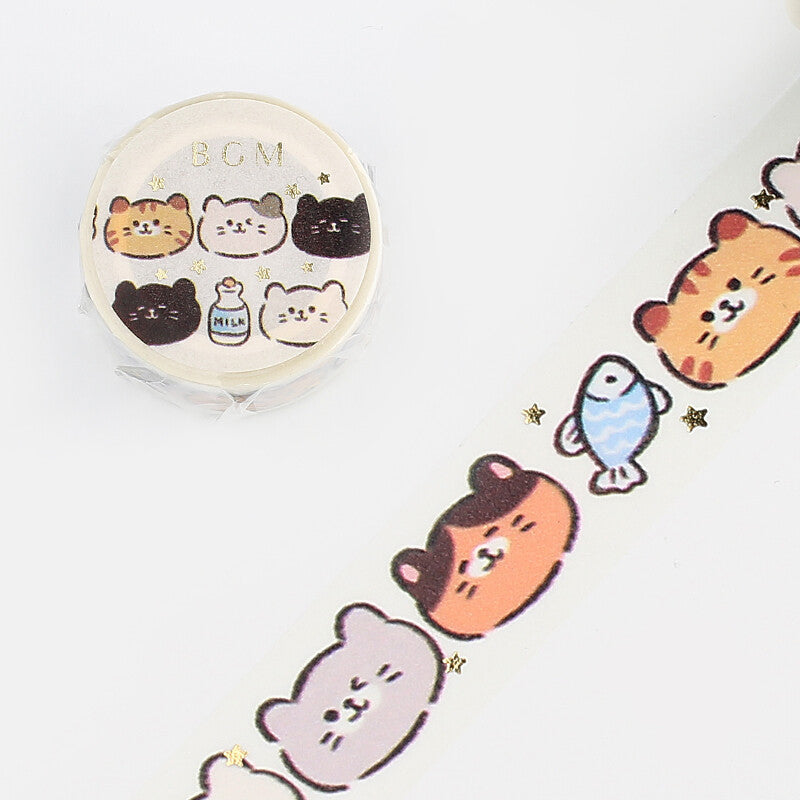 BGM Washi | Nyanko Nyanko - Simple Paper