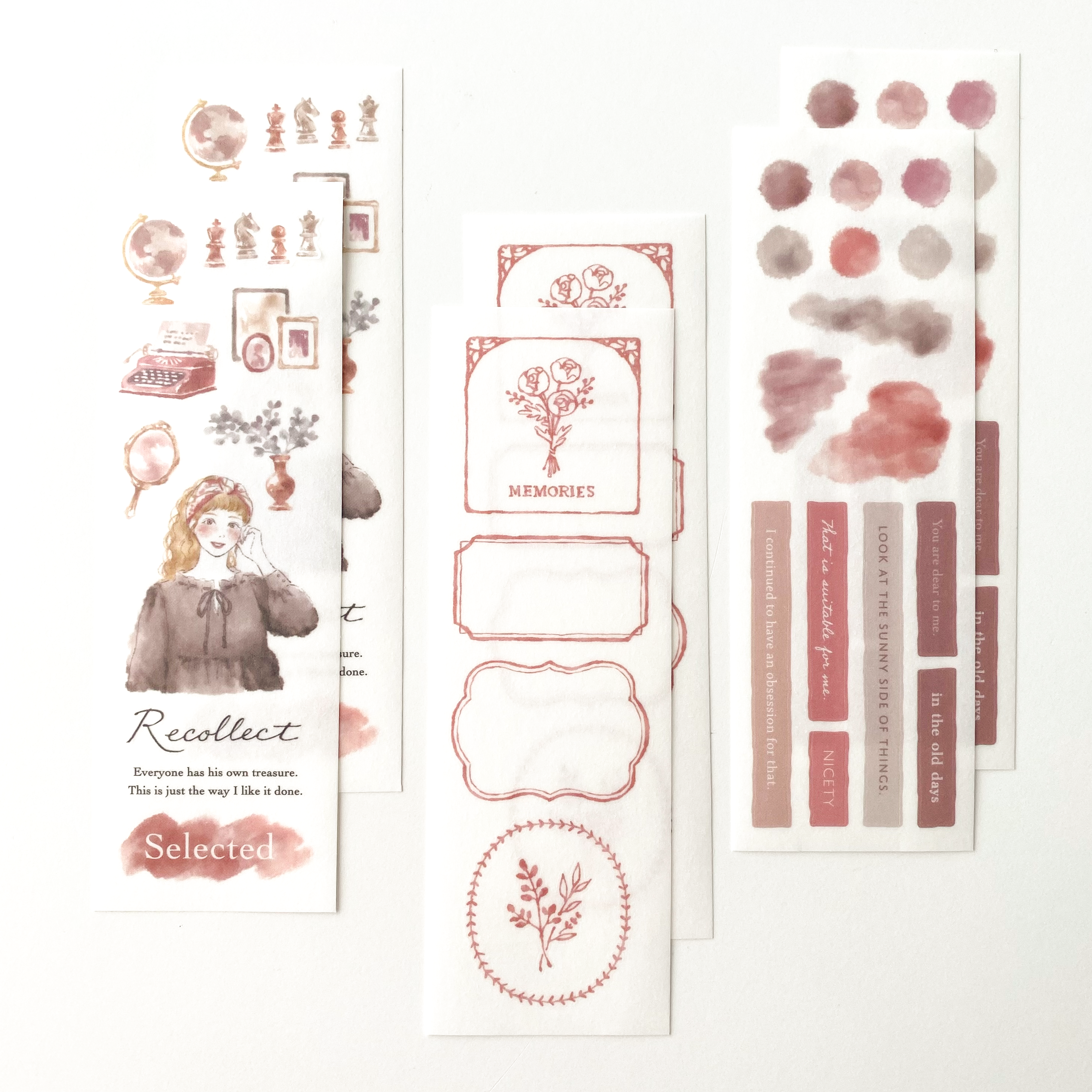 Mind Wave Felice Stickers - Simple Paper