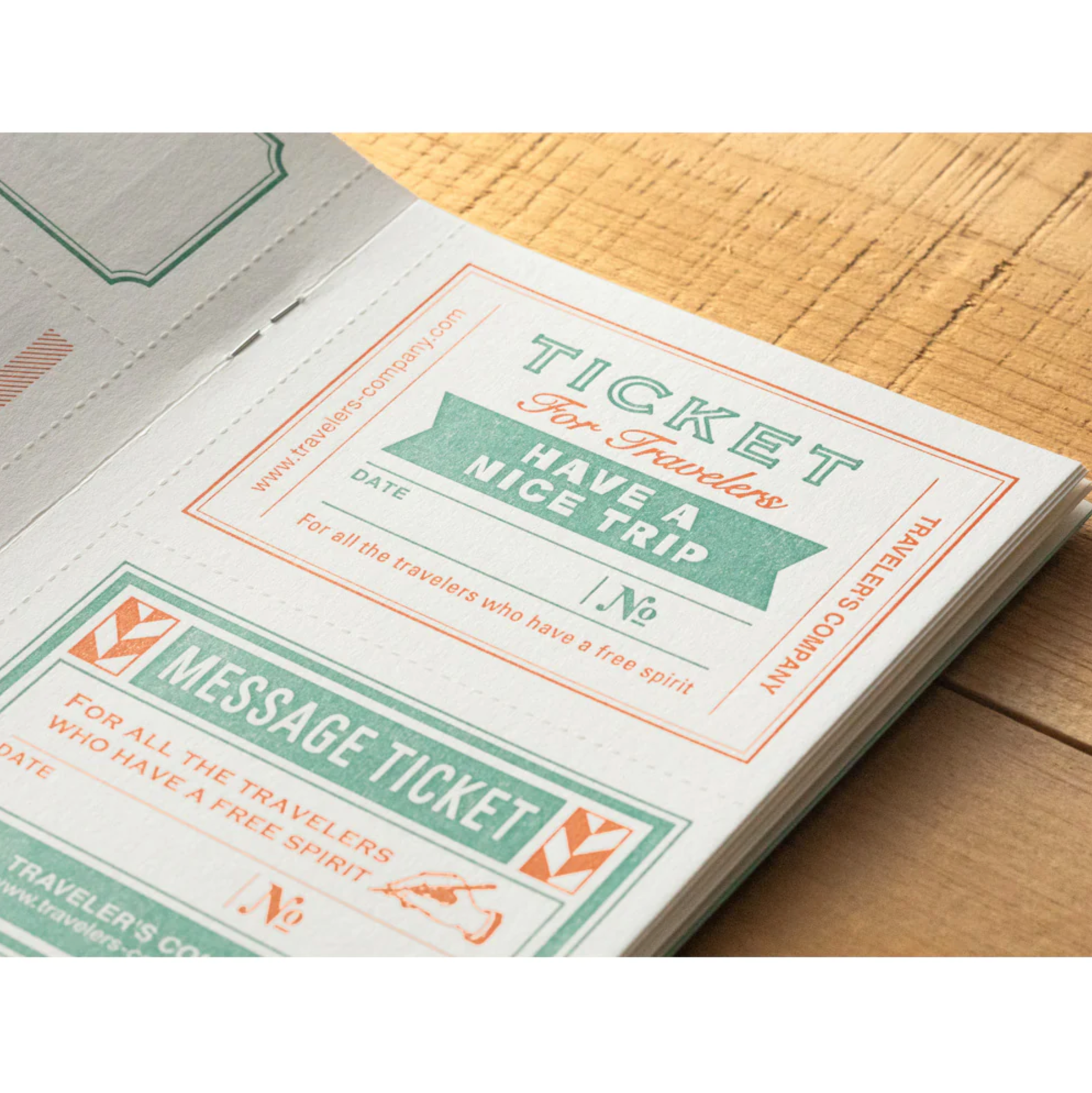 TN Passport Size Refill | Message Card - Simple Paper