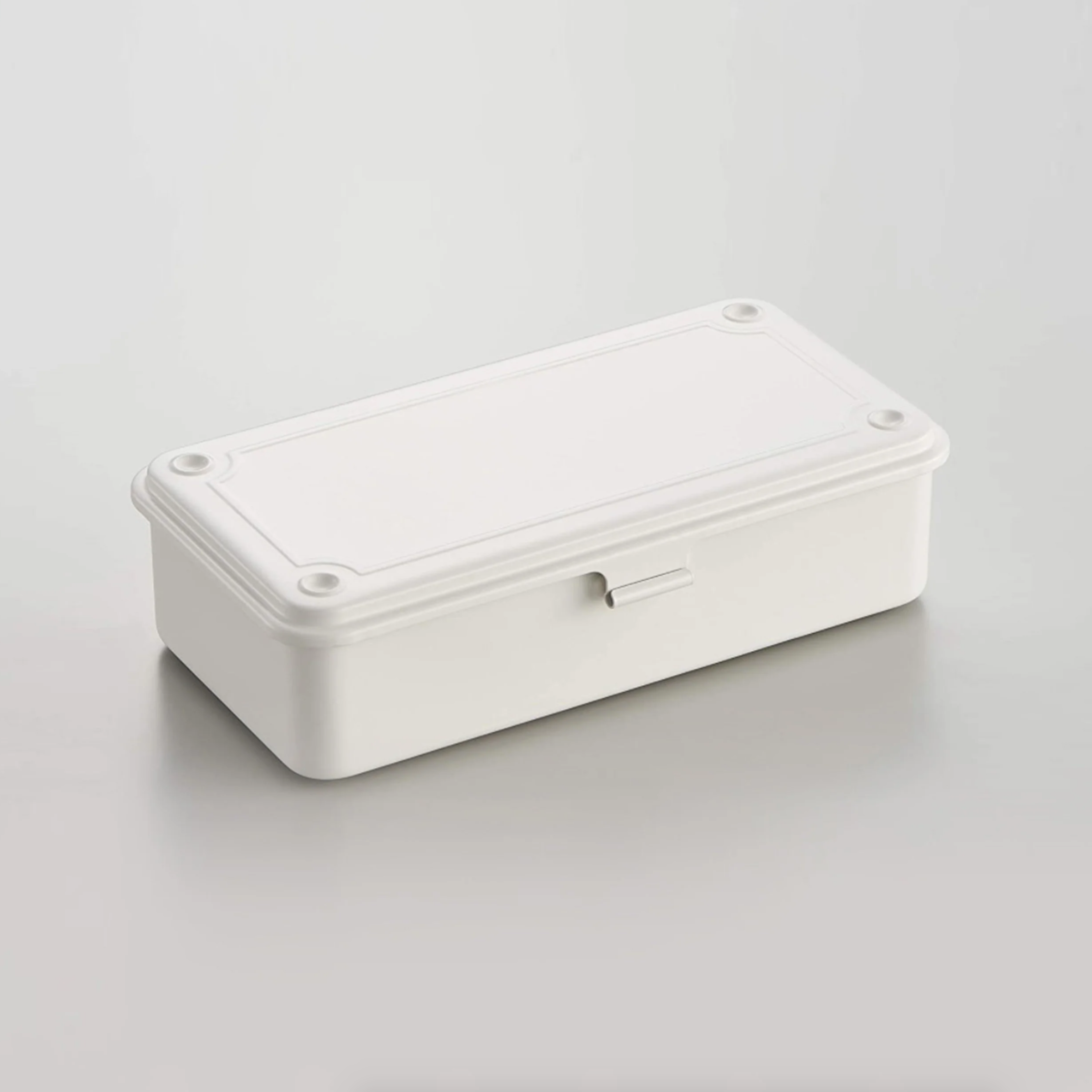 Toyo Steel Stackable Storage Box | T-190 | White - Simple Paper
