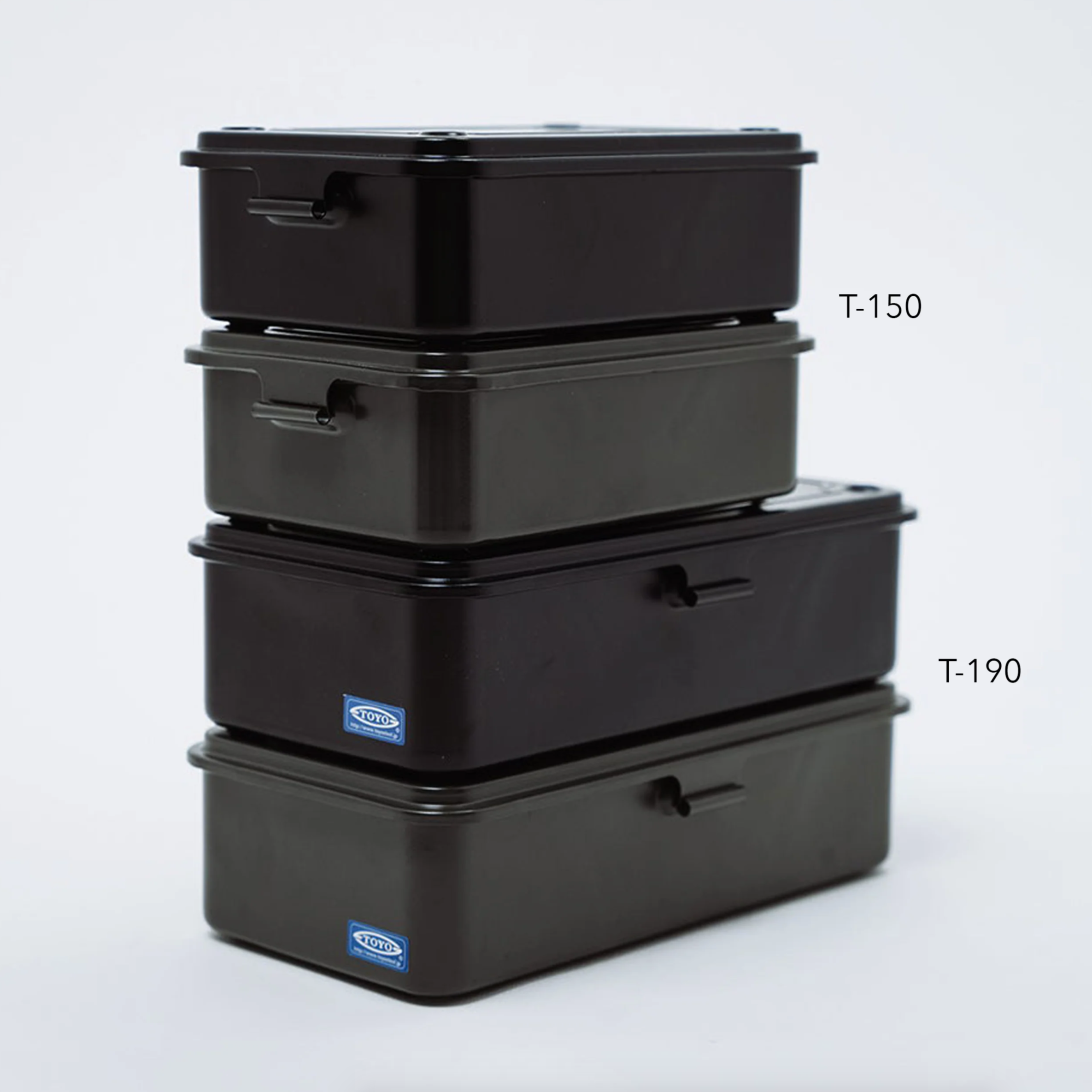 Toyo Steel Stackable Storage Box | T-150 | White - Simple Paper