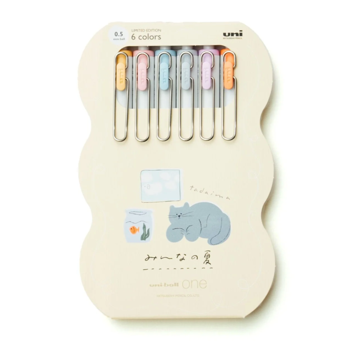 Uni-ball One Gel Pen | Summer Yuru Edition | .5MM - Simple Paper