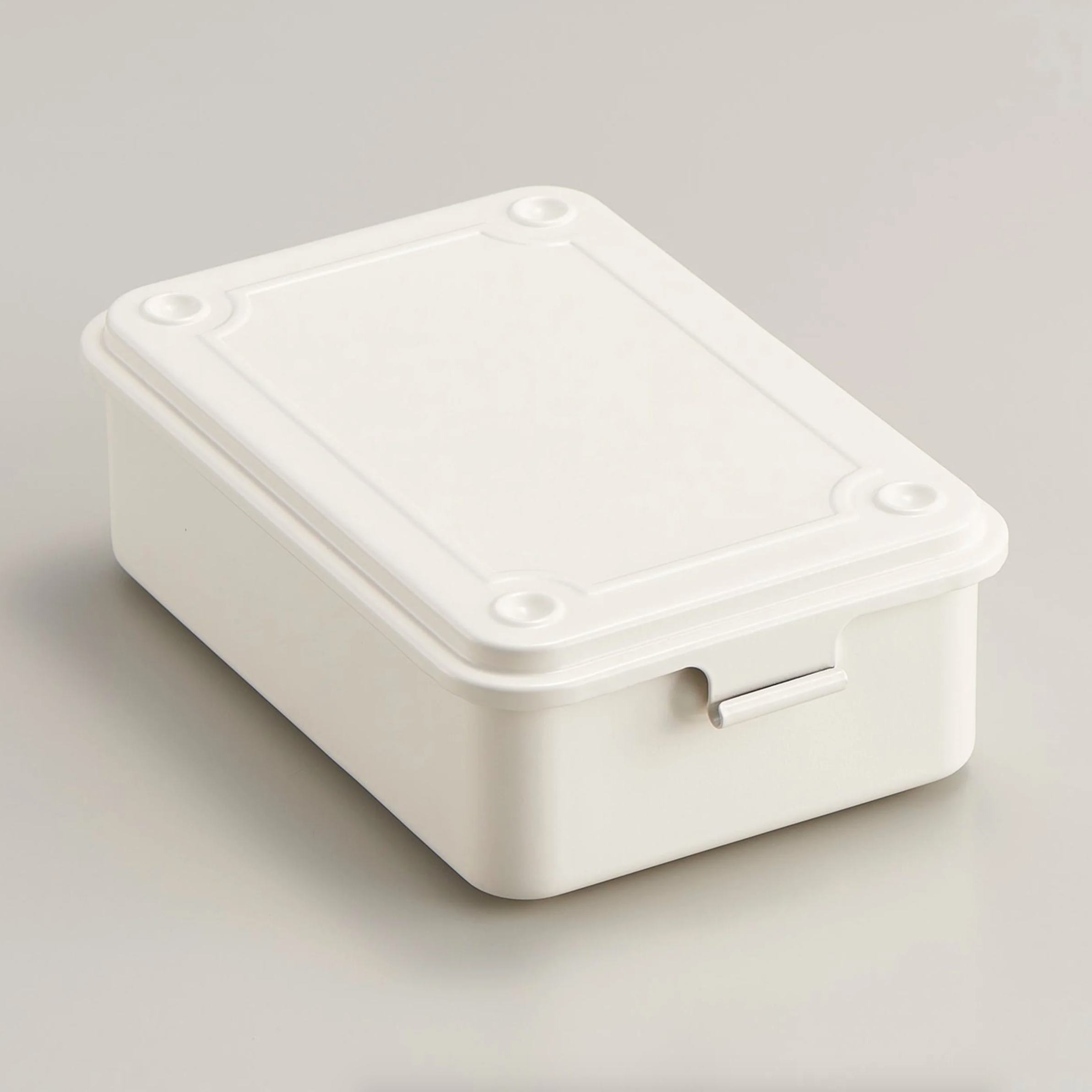 Toyo Steel Stackable Storage Box | T-150 | White - Simple Paper