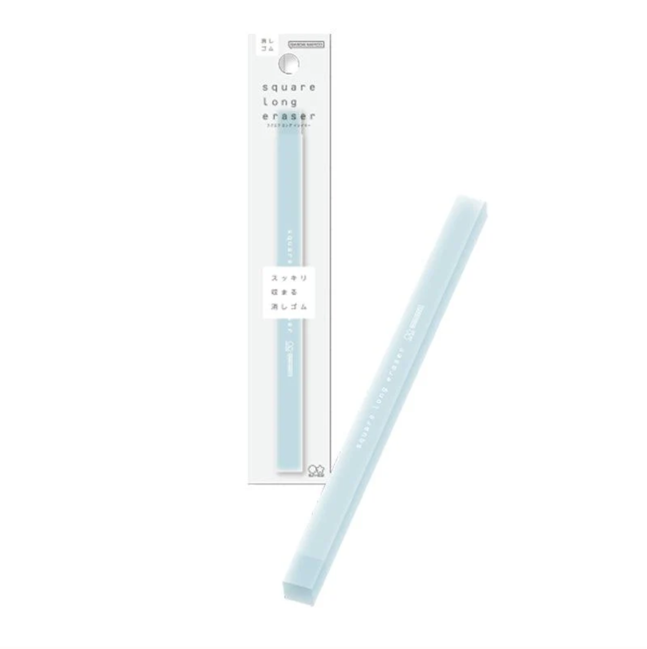 Sun-Star Square Long Eraser - Simple Paper