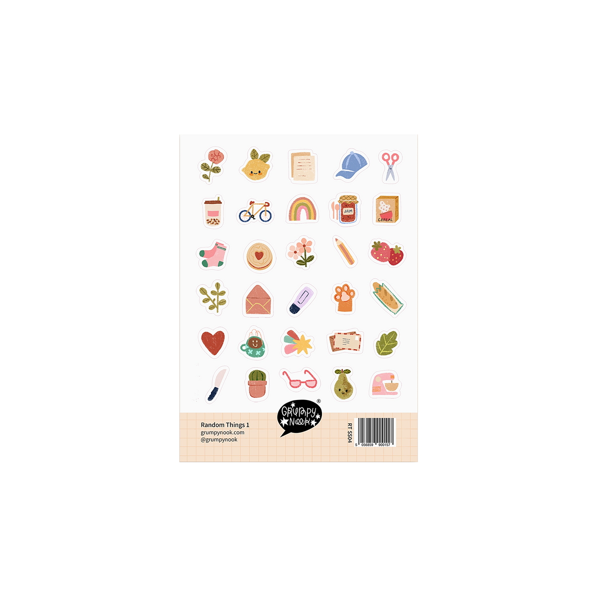 Grumpy Nook Stickers | Random Things 1 – Simple Paper