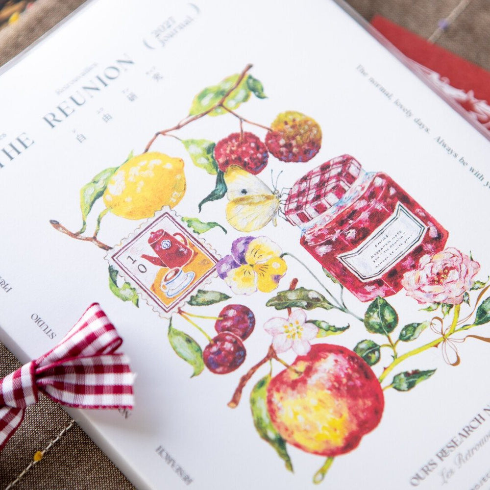 The Reunion cover art, lychee, cherry, apple and lemon in watercolor. Photo: OURS Studio