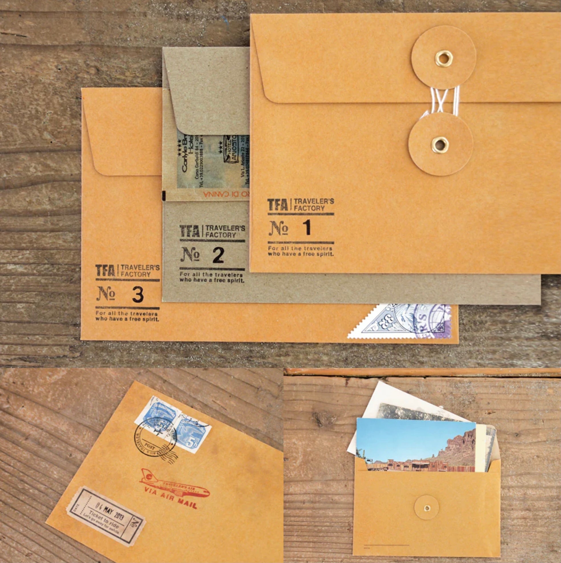 TRC Kraft Envelope With String | M | Brown - Simple Paper