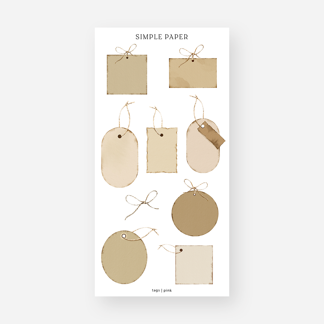 Tag Stickers | Craft | Petite - Simple Paper