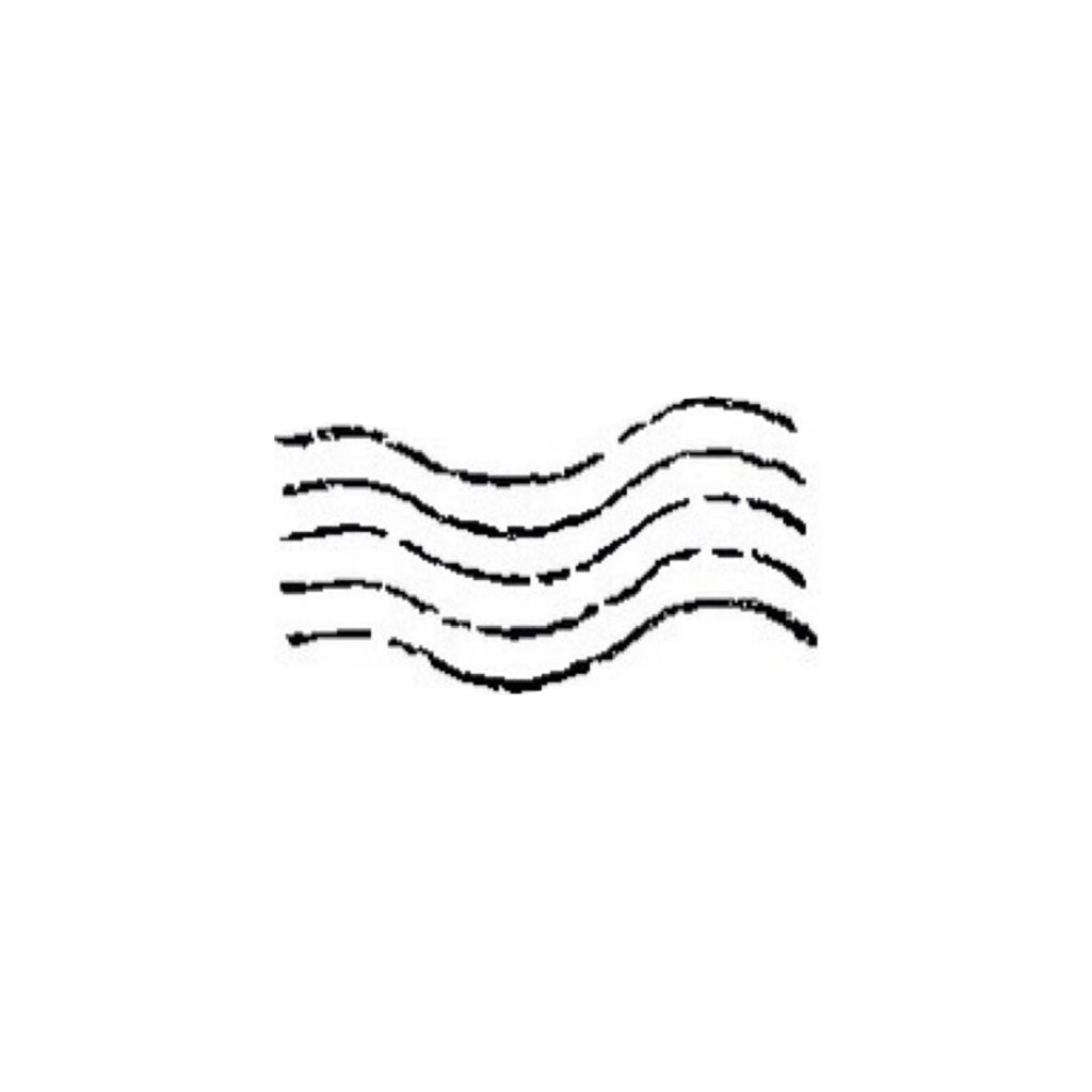 Ma7stamp | Postmark Wave Stamp - Simple Paper