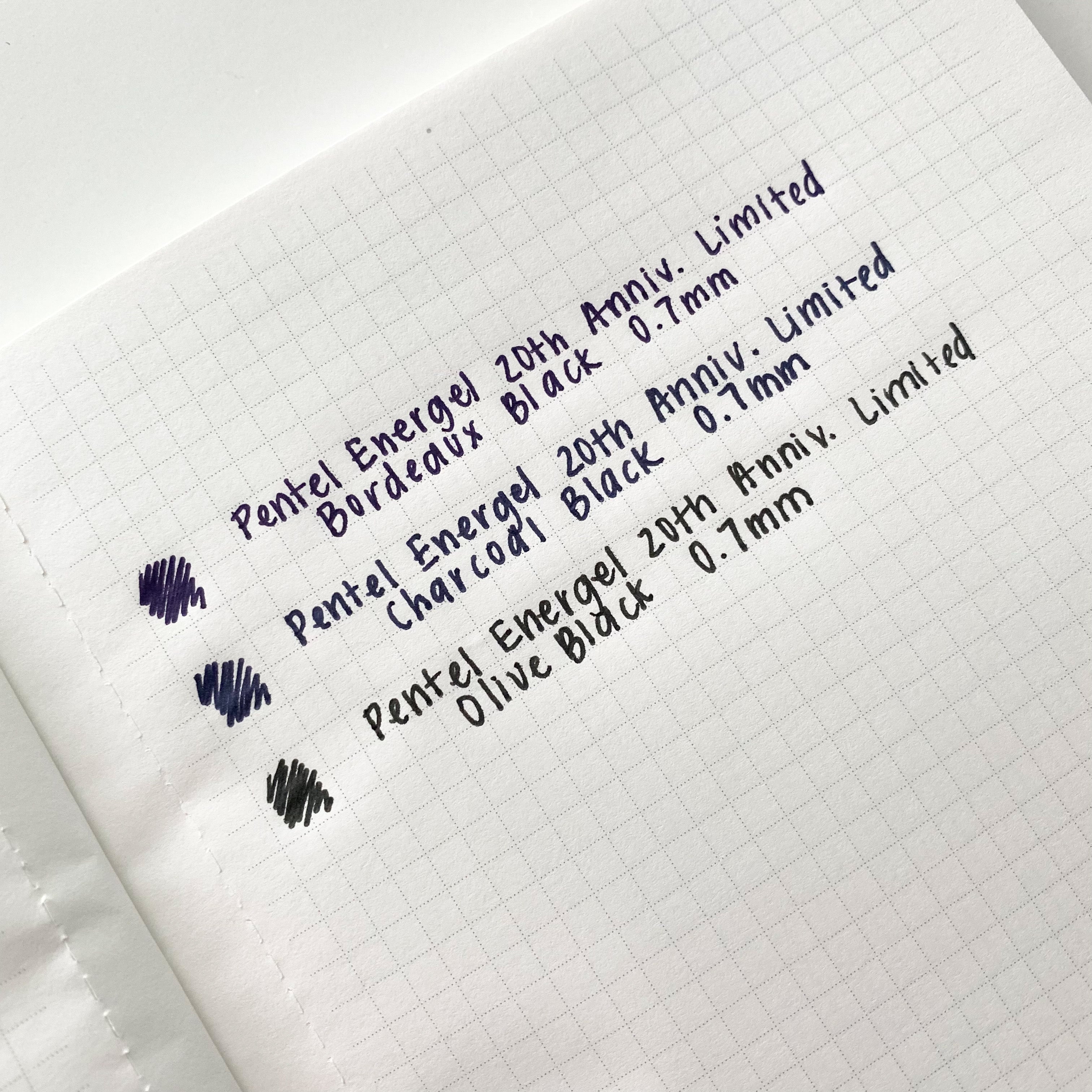 Pentel Energel Limited Black Colors Pen - Simple Paper