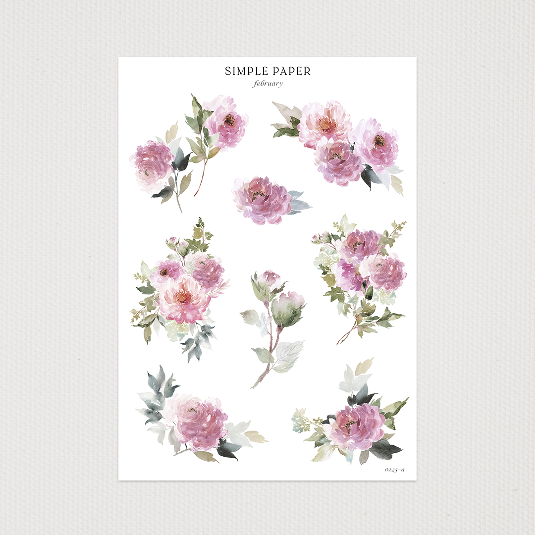 Vintage letters, hearts, and florals for romantic journaling