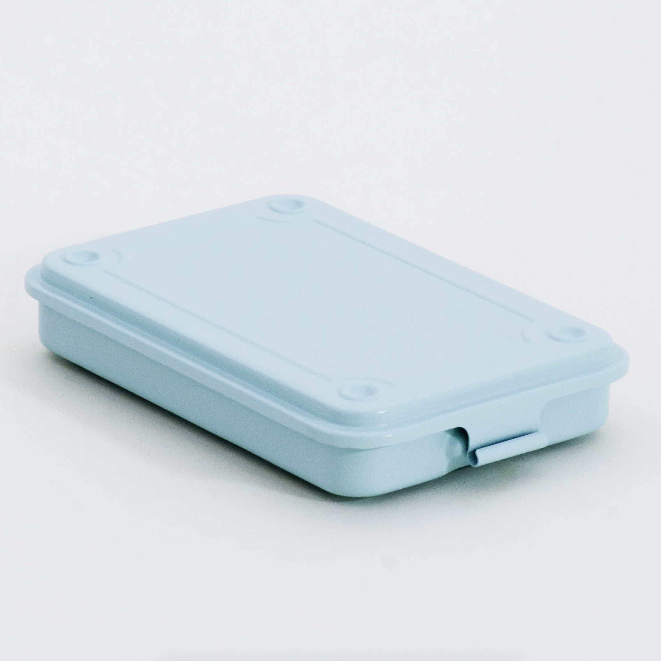 Pale blue Toyo Steel stackable storage box, one item from the Pouches & Storage collection