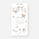 January - Sheet C - Simple Paper