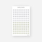 January - Sheet H - Simple Paper