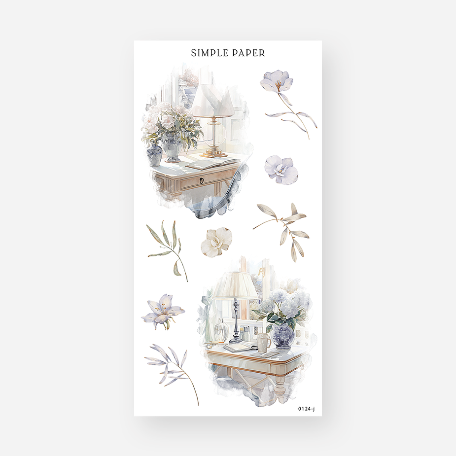 Simple Paper – January 2024 Decorative Sticker Kit