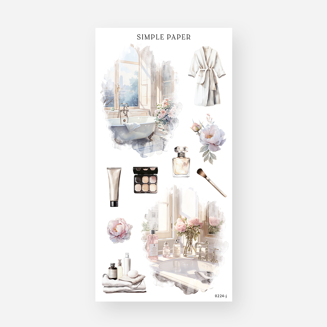 February - Sheet J - Simple Paper