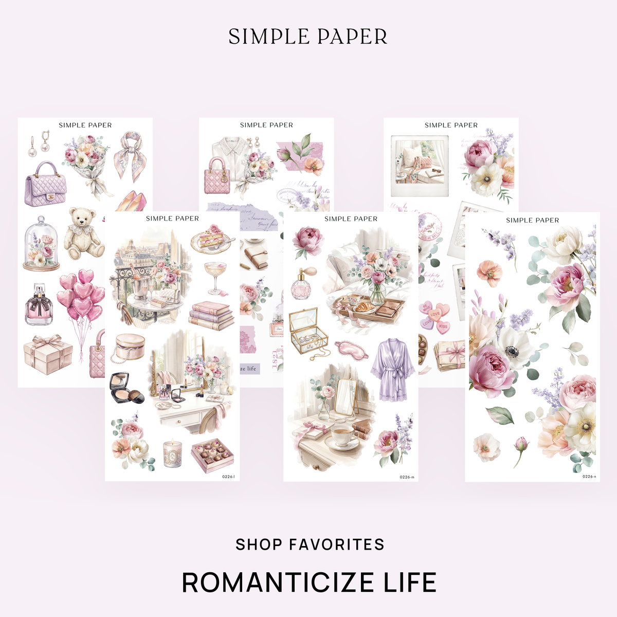 Romanticize Life - Shop Favorites Bundle cover, light background