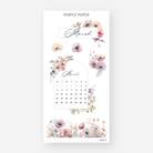 March - Sheet D - Simple Paper