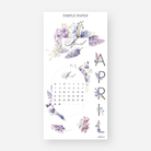 April - Sheet D - Simple Paper