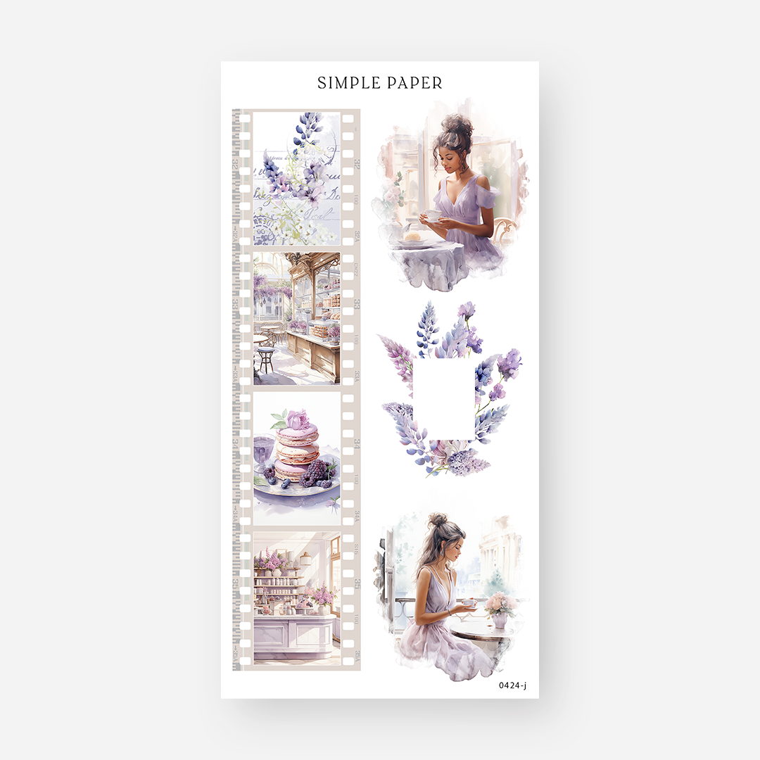 April - Sheet J - Simple Paper