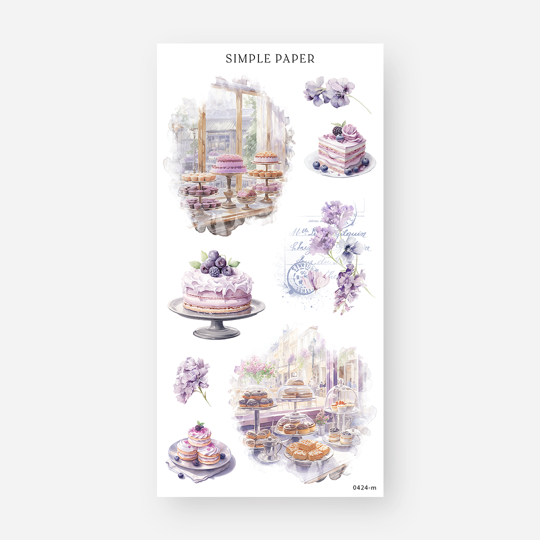 April - Sheet M - Simple Paper