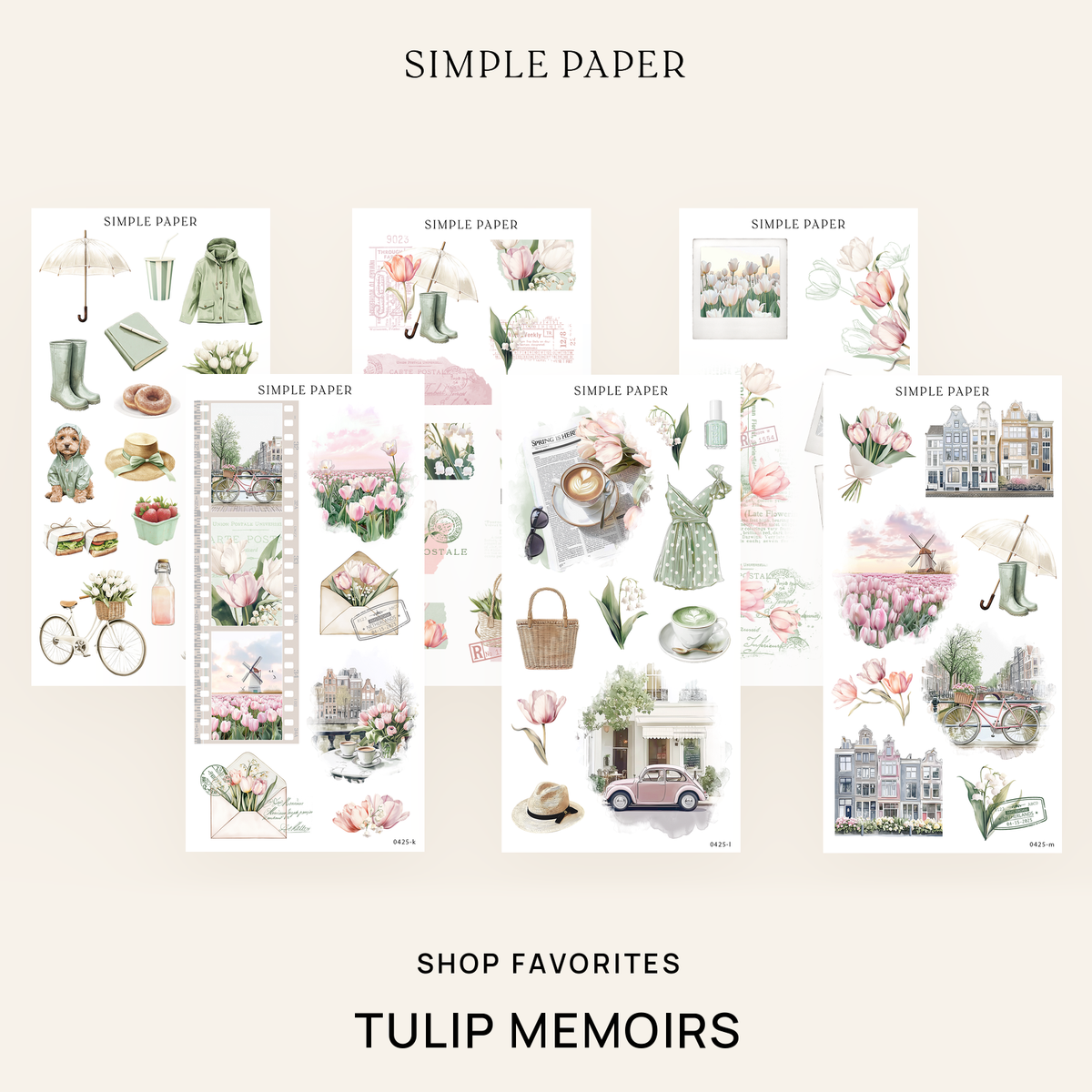 Tulip Memoirs - Shop Favorites Bundle cover, light background