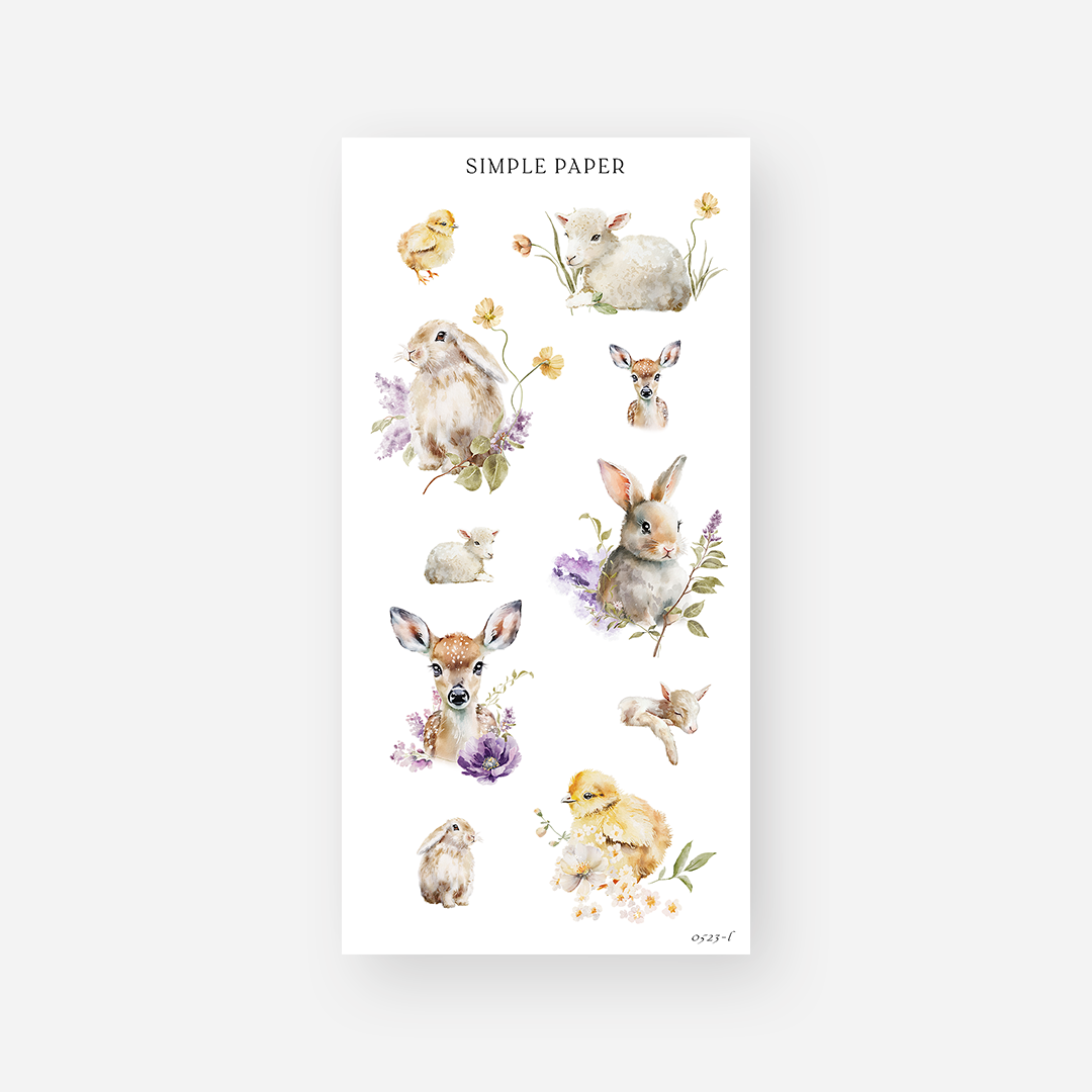 May - Sheet L - Simple Paper 