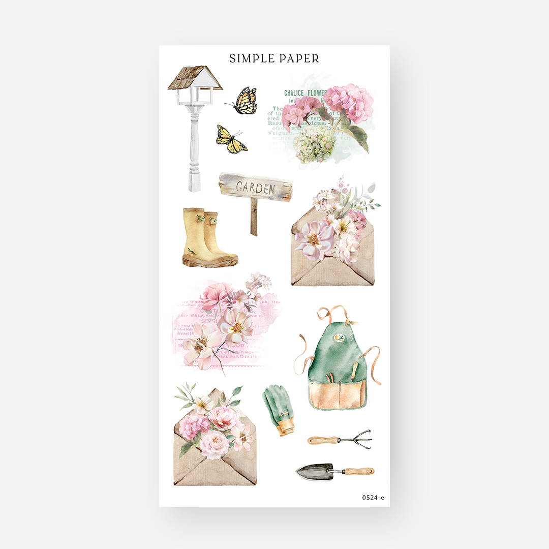 May - Sheet E - Simple Paper 