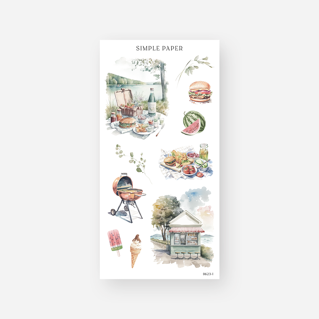 June - Sheet L - Simple Paper