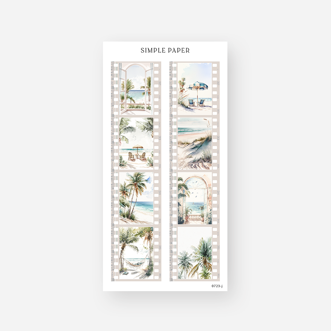 July - Sheet J - Simple Paper