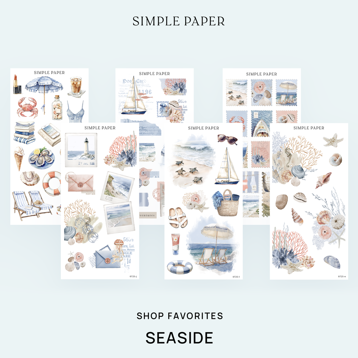 Seaside - Shop Favorites Bundle cover, light background