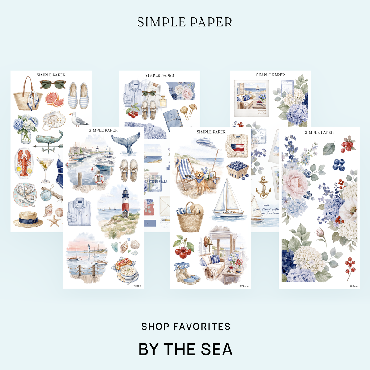 By The Sea - Shop Favorites Bundle cover, light background