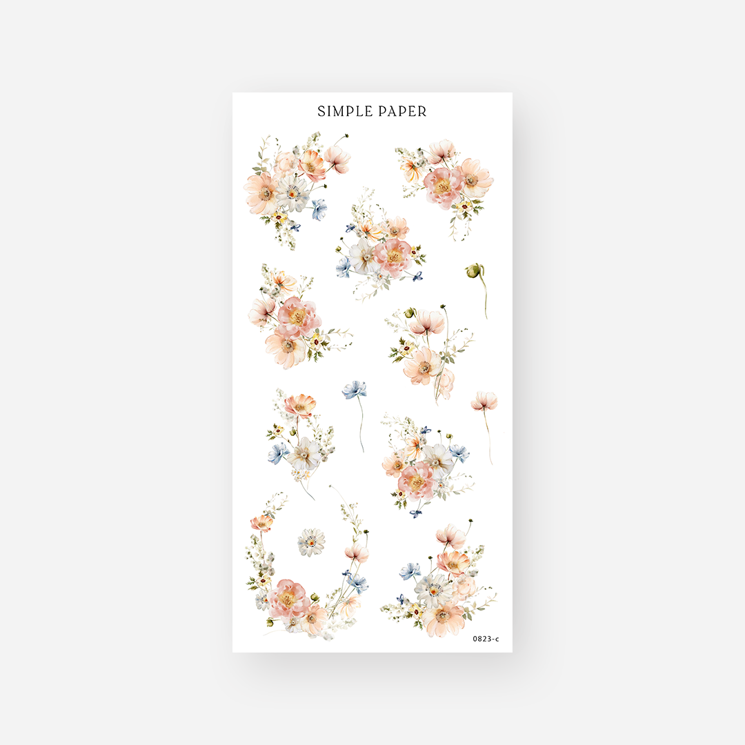 August - Sheet C - Simple Paper