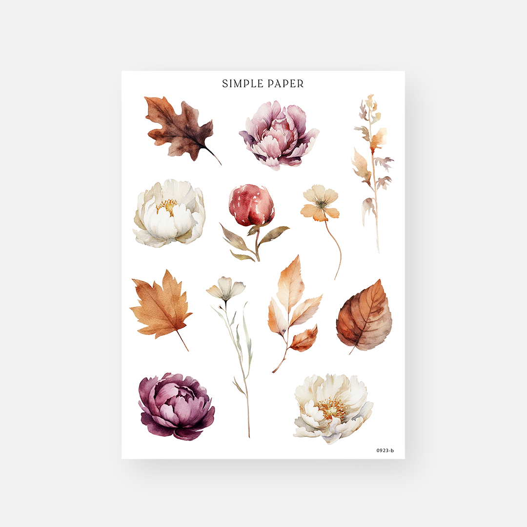 September '23 - Sheet B - Simple Paper