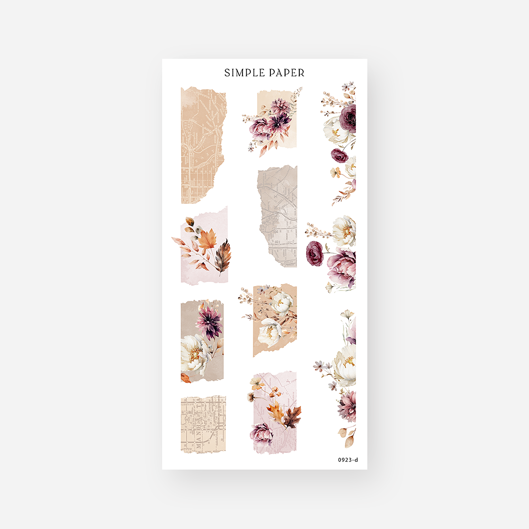 September '23 - Sheet D - Simple Paper