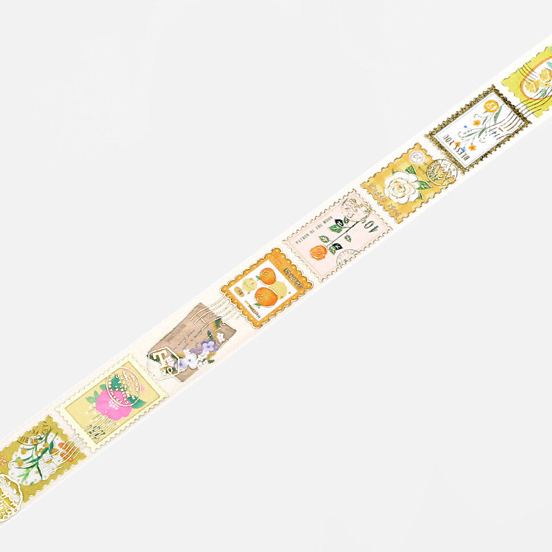 BGM Washi Tape | Post Office Yellow Plant - Simple Paper 