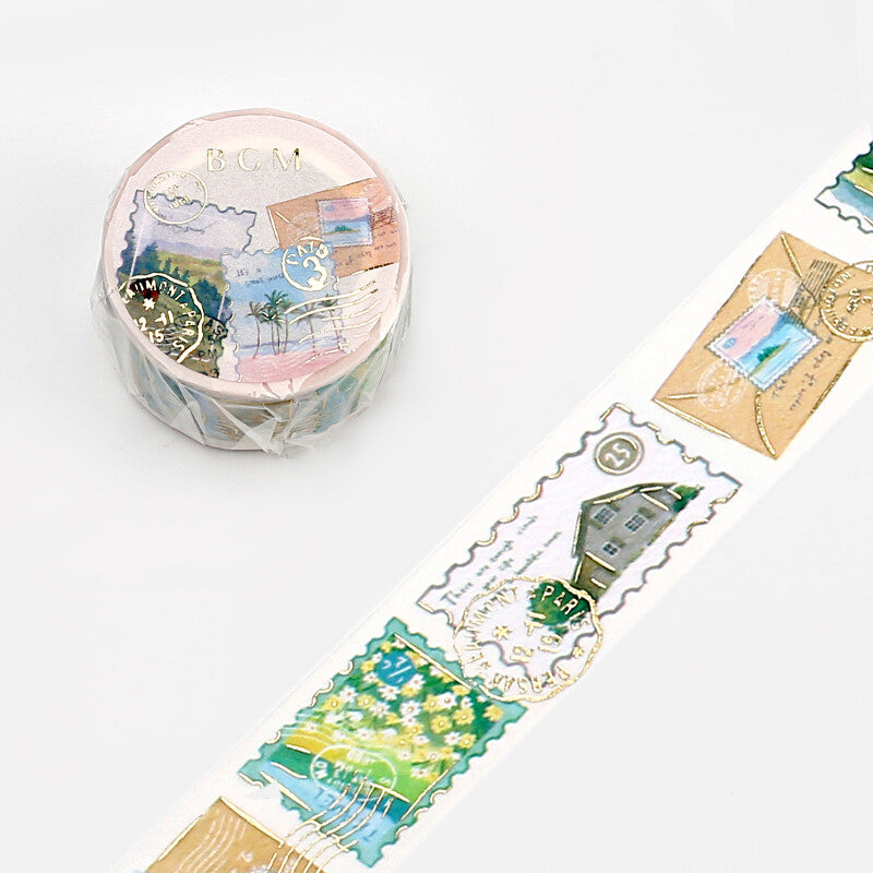 BGM Washi Tape | Post Office Landscape - Simple Paper 