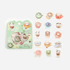 BGM Agenda Sticker Flake Stickers | Latte Art - Simple Paper 