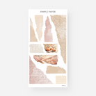 October - Sheet G - Simple Paper