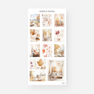 October - Sheet I - Simple Paper