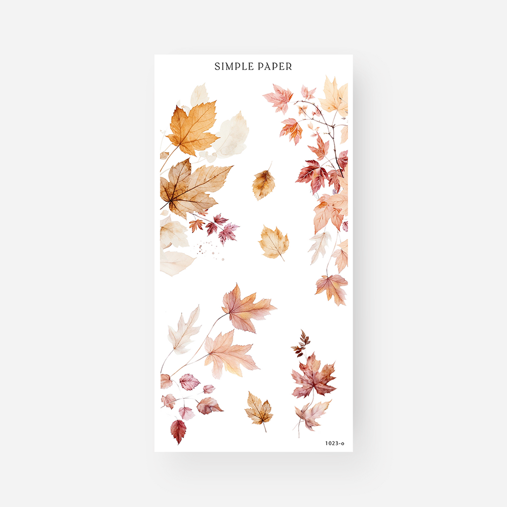 October - Sheet O - Simple Paper 