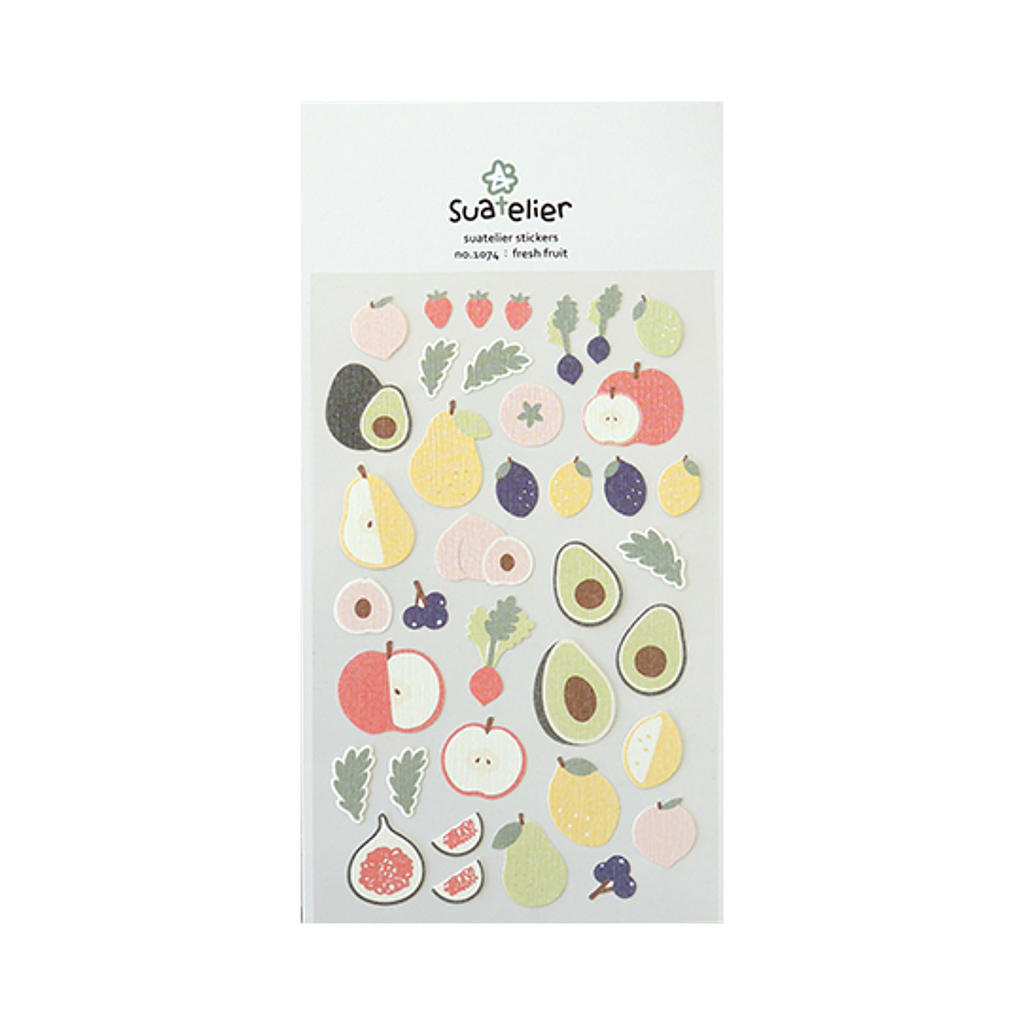 Suatelier Stickers | No. 1074 | Fresh Fruit - Simple Paper 