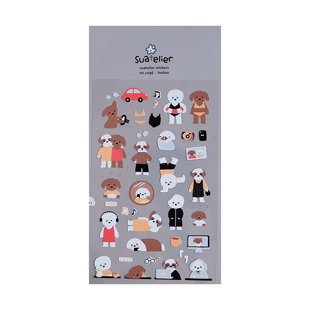 Suatelier Stickers | No. 1096 | Hodoo - Simple Paper 