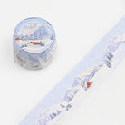BGM Washi Tape | Dot Drawing | Snow Mountain - Simple Paper 