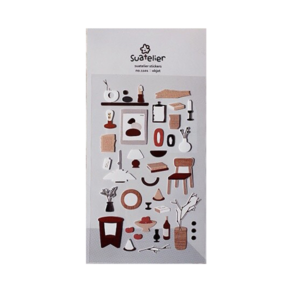 Suatelier Stickers | No. 1101 | Object - Simple Paper 